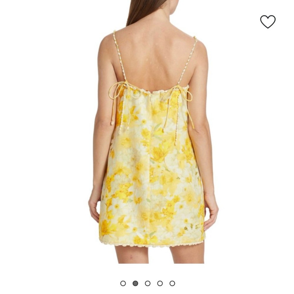 Zimmermann wonderland linen shift dress